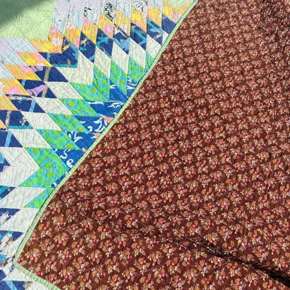Vintage Handmade Patchwork Quilt